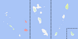 Range map of Anolis wattsi